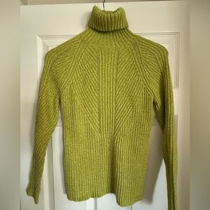 Sundance PM green turtleneck sweater